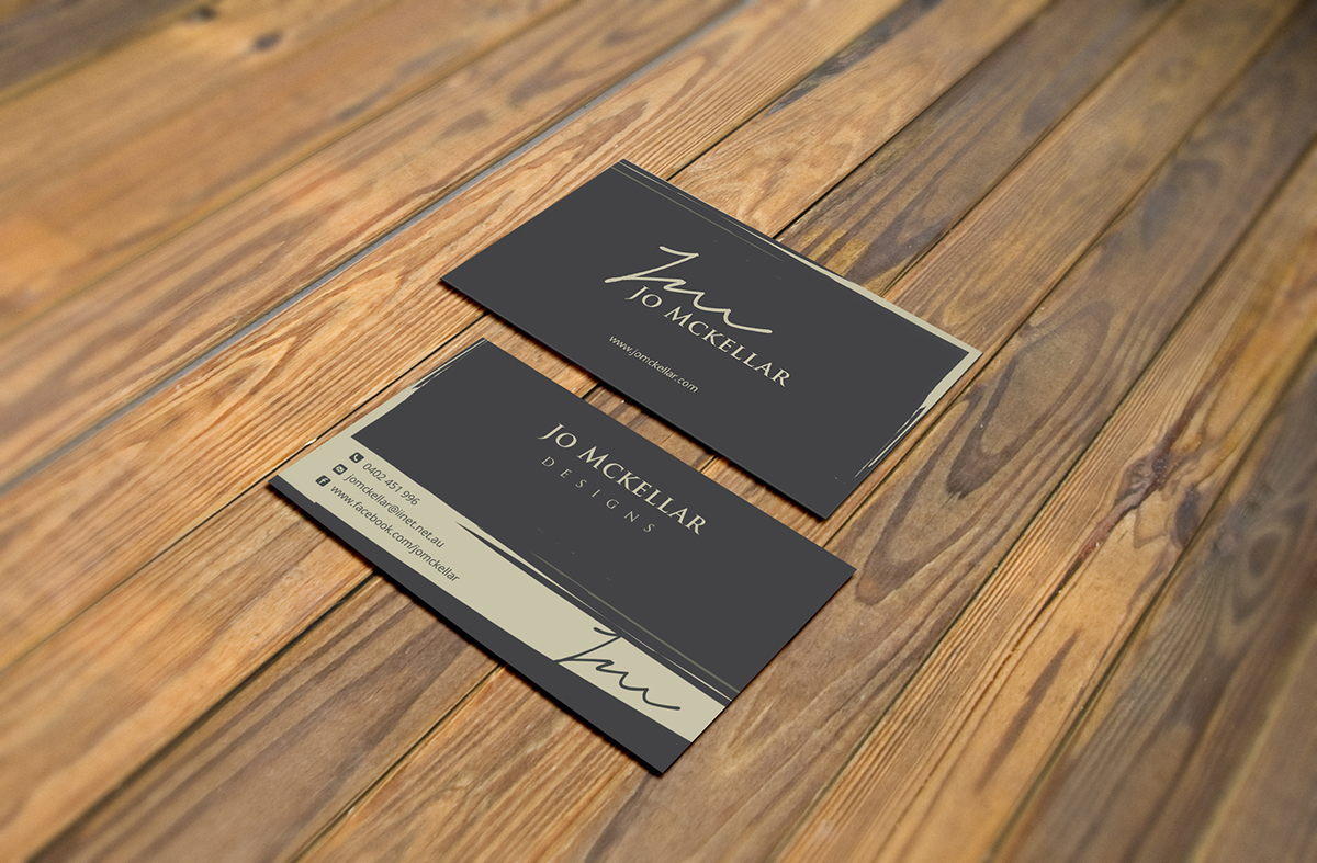 Business Card Design by Tilt for Jo McKellar Designs | Design #1872156