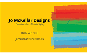 Business Card Design by Sucre for Jo McKellar Designs | Design: #1872807