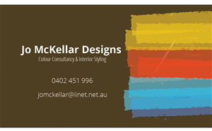 Business Card Design by Sucre for Jo McKellar Designs | Design: #1872968