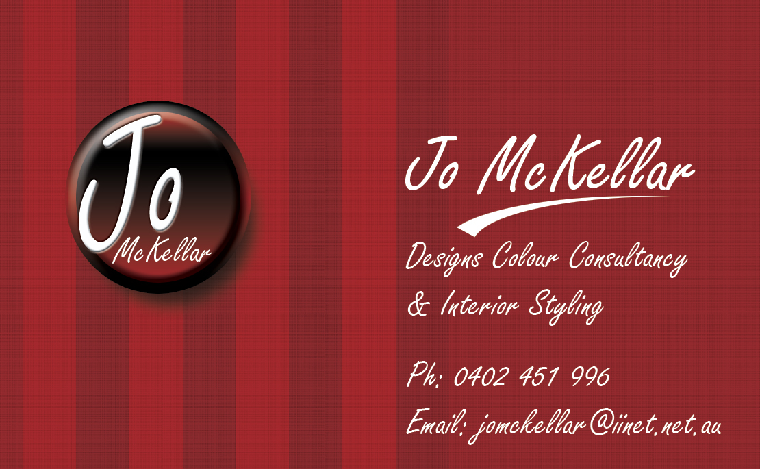 Business Card Design by uk for Jo McKellar Designs | Design #1871639