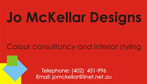 Diseño de Tarjeta de Presentación por Alireza Mirzaei para Jo McKellar Designs | Diseño: #1870528