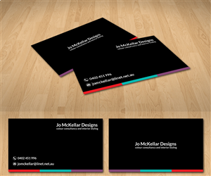 Business Card Design by Radu Borzea for Jo McKellar Designs | Design: #1857353