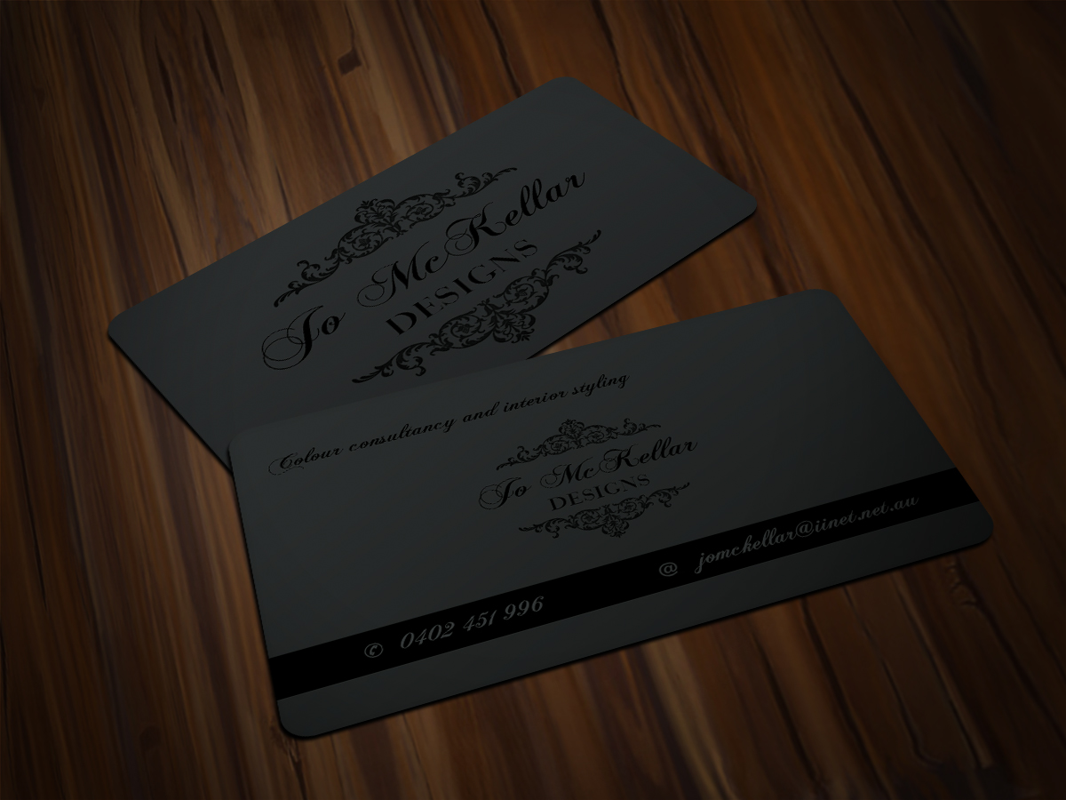 Business Card Design by Scorpius design for Jo McKellar Designs | Design #1871294