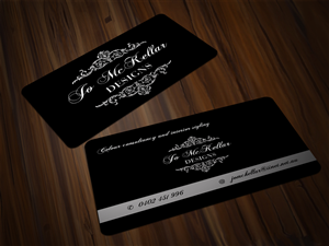 Business Card Design by Scorpius design for Jo McKellar Designs | Design: #1871297