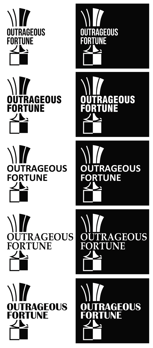 Logo Design by Eko Design for Outrageous Fortune | Design #1904104