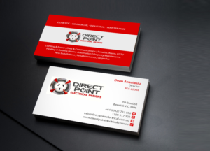 Business Card Design by Creations Box 2015 for Direct Point Electrical Pty Ltd | Design: #7383308