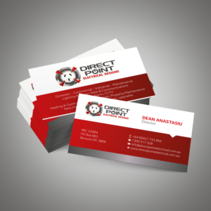 Business Card Design by Shradha for Direct Point Electrical Pty Ltd | Design #7384746