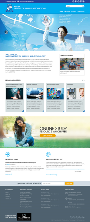 Web-Design von RupalTechno für dieses Projekt | Design: #7397070