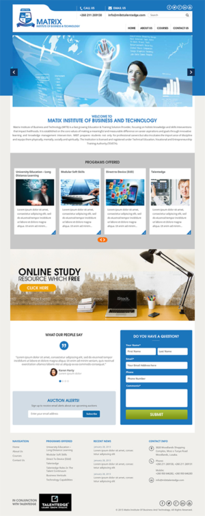 Web-Design von RupalTechno für dieses Projekt | Design: #7397362
