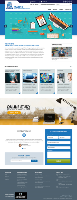 Web Design by RupalTechno for this project | Design: #7428531