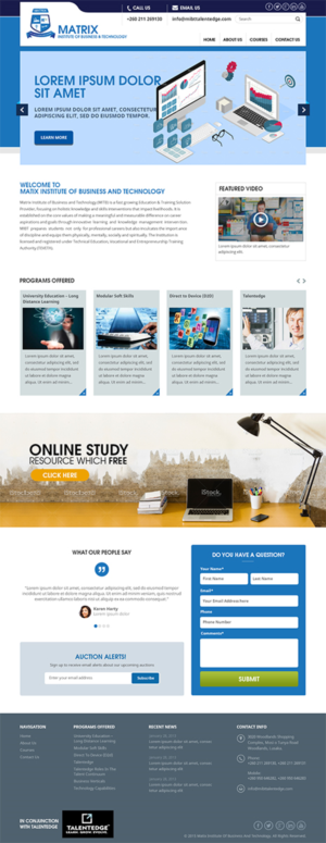 Web Design by RupalTechno for this project | Design: #7428553