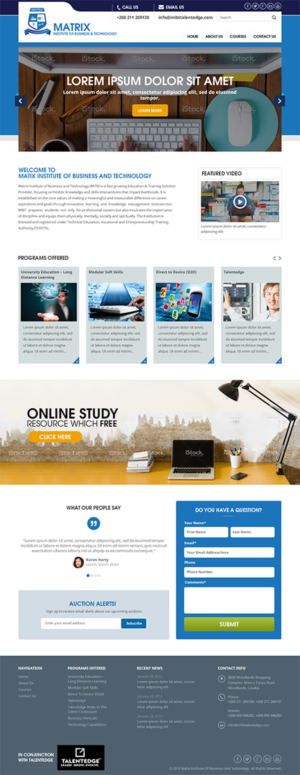 Web-Design von RupalTechno für dieses Projekt | Design: #7428597
