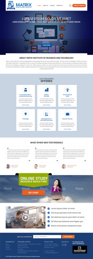 Web-Design von RupalTechno für dieses Projekt | Design: #7462836