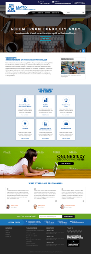 Web-Design von RupalTechno für dieses Projekt | Design: #7489982