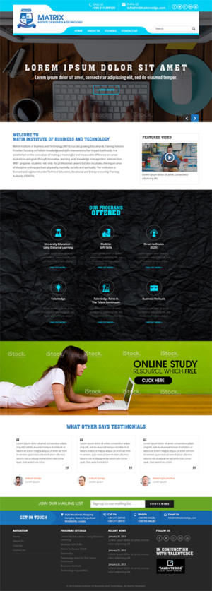 Web-Design von RupalTechno für dieses Projekt | Design: #7490120