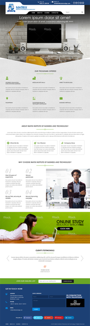 Web Design by RupalTechno for this project | Design: #7508714