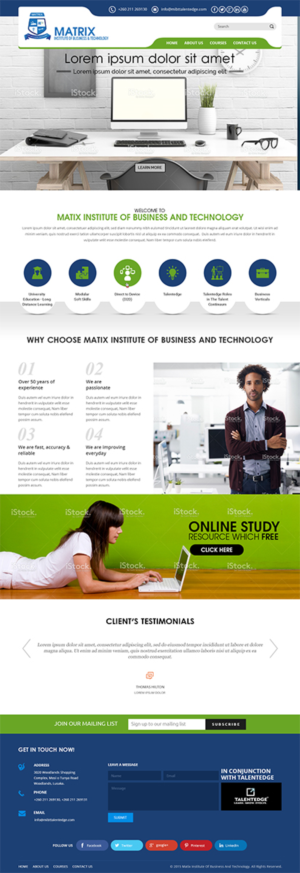 Web Design by RupalTechno for this project | Design: #7509337