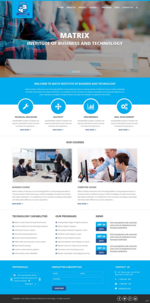 Web Design by pb for this project | Design: #7392756