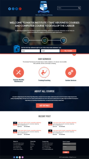 Web-Design von debdesign für dieses Projekt | Design: #7389820