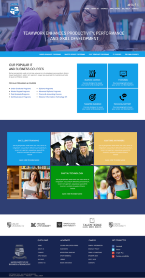 Web-Design von studiyo3 für dieses Projekt | Design: #7459053