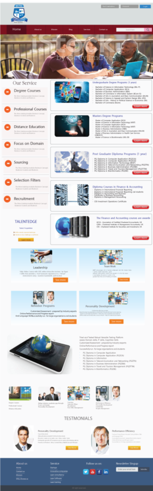 Web Design by olympiait for this project | Design #7536753
