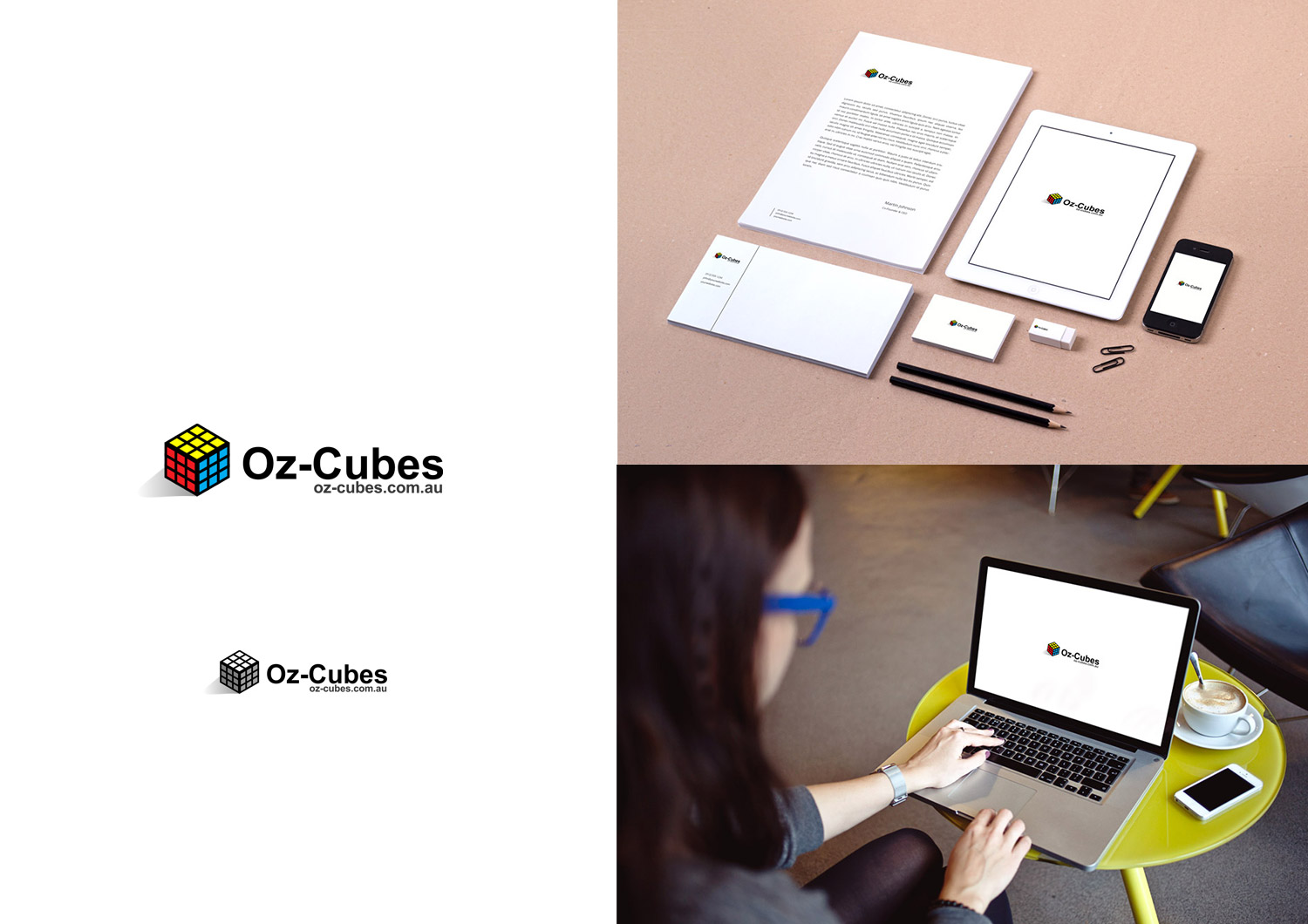 Logo Design by WHATZHITOOYA for Oz-Cubes | Design #9321142