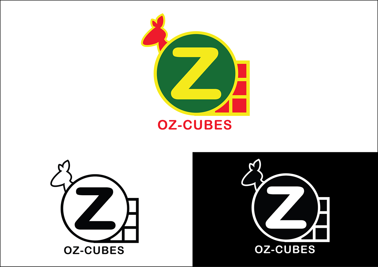 Logo Design by Ron Art for Oz-Cubes | Design #9253092