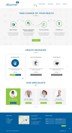 Web Design by pb for this project | Design: #7455333
