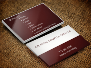 Diseño de Tarjeta de Presentación por Lanka Ama para Atlantic Coastal Care LLC | Diseño: #7393675