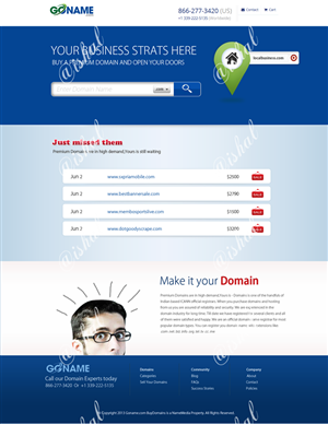 Web Design by vishal for this project | Design #1879377