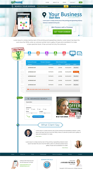 Web Design by Mayank Patel for this project | Design: #1876727