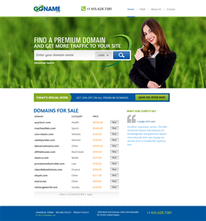 Web Design by James for this project | Design #1867321
