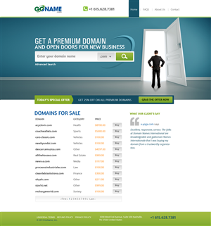 Web Design by James for this project | Design: #1872462
