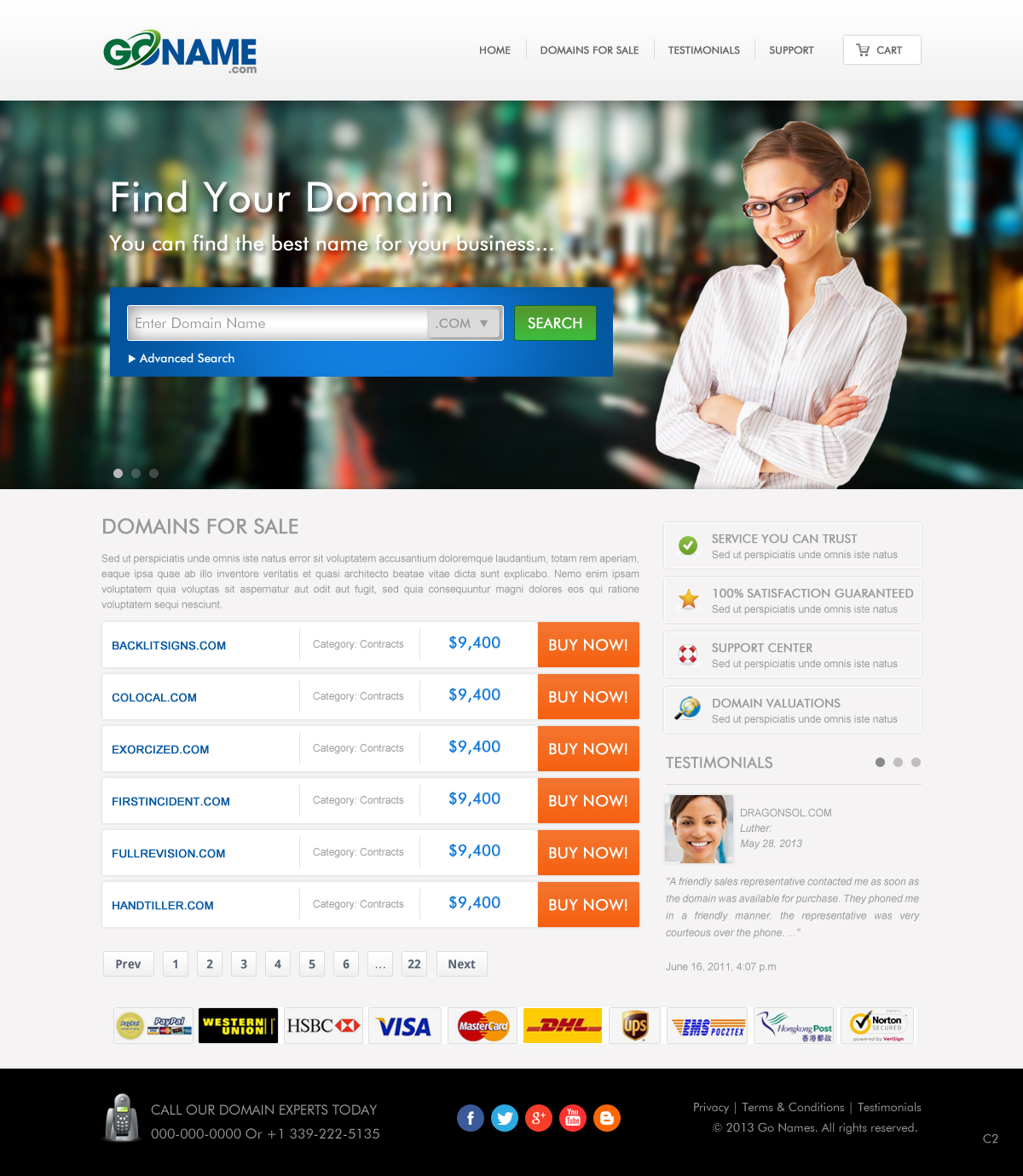 Web Design by pb for this project | Design #1870019