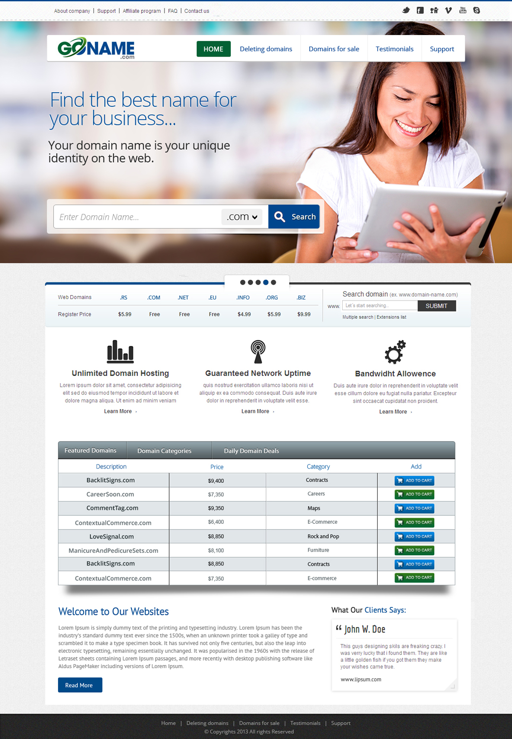 Diseño Web por OM para este proyecto | Diseño #1872209