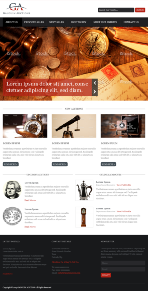 Web Design par kranthi.siriit pour ce projet | Design : #7438075