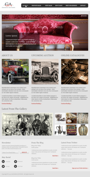 Web Design par kranthi.siriit pour ce projet | Design : #7438076