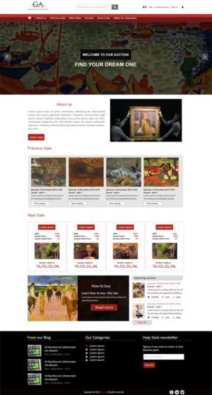 Web Design par kranthi.siriit pour ce projet | Design : #7472037