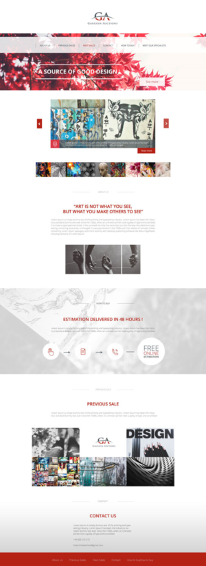 Web Design par bettinabe pour ce projet | Design : #7422436