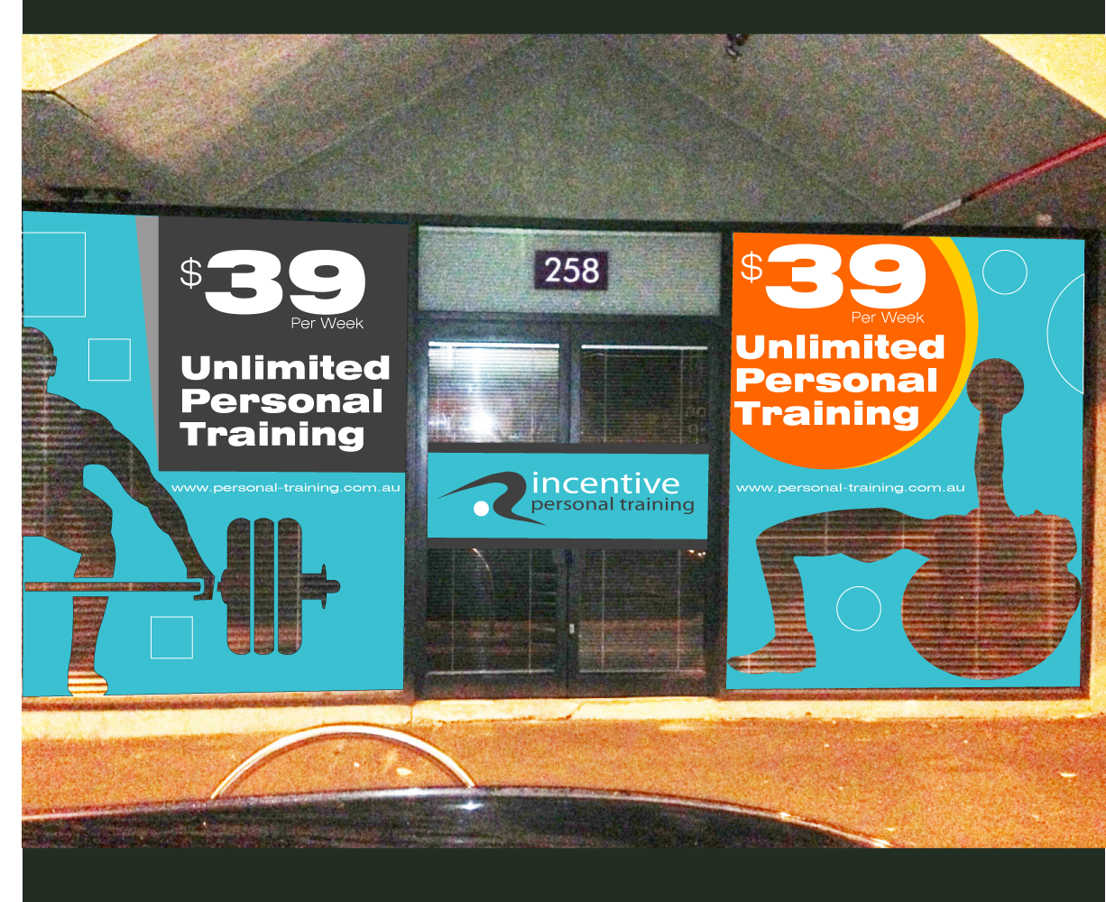 Signage Design by GliderGraphx for Incentive Personal Training | Design #1867228