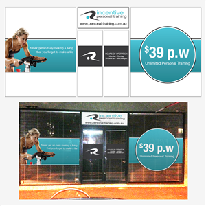 Incentive Personal Training- Signage Design Project | Signage Design by Mon01