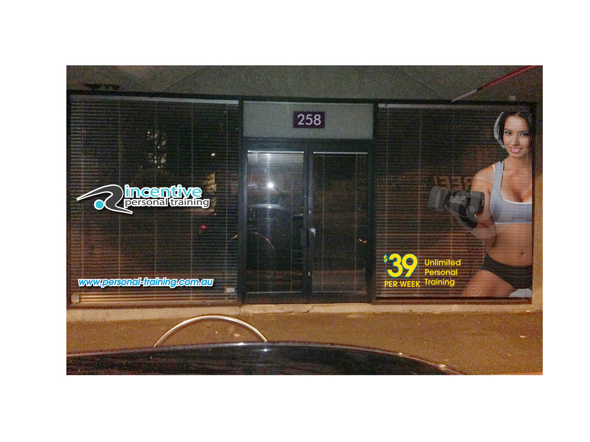 Signage Design by Soula Vetter for Incentive Personal Training | Design #1869791