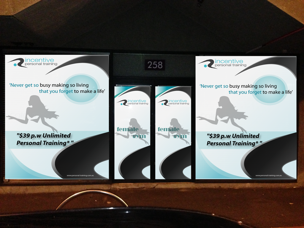 Signage Design by nafizrahat for Incentive Personal Training | Design #1866972
