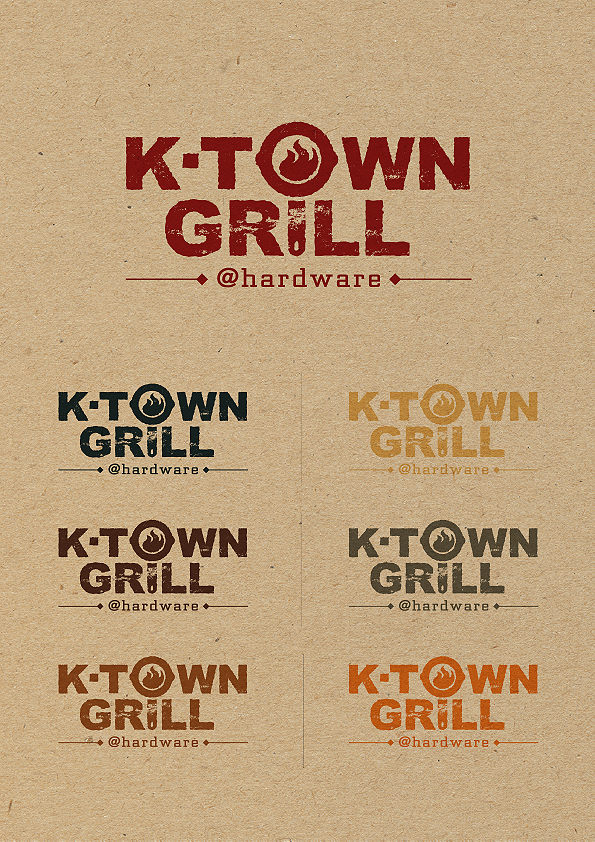 Logo Design by pingstudio for K-Town Grill | Design: #1885901