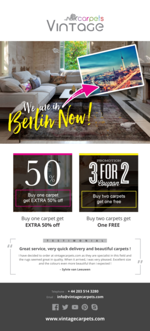 Email Marketing Design by Design-Er. for Amir Reza SOBATI SIA OE | Design: #10470528