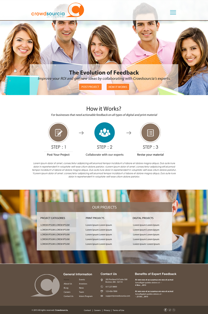 Web Design by Anooshaa Kachhia for this project | Design #8213671