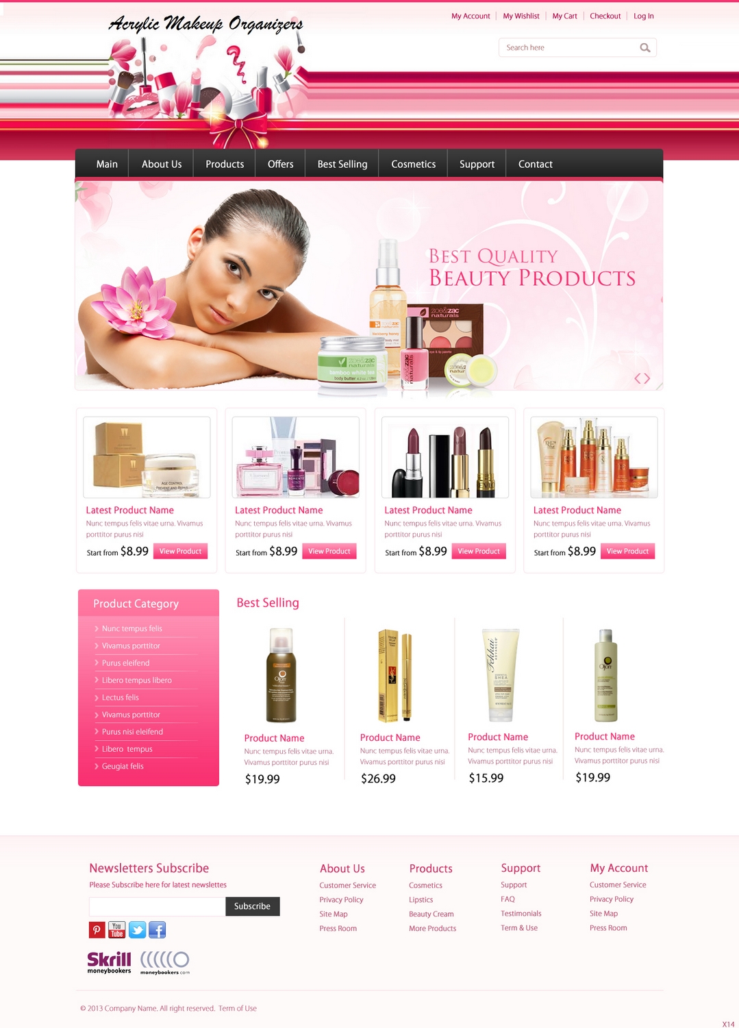Web-Design von pb für Acrylic Makeup Organizers | Design #1882760