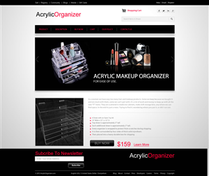 Web-Design von TechWise für Acrylic Makeup Organizers | Design: #1941727