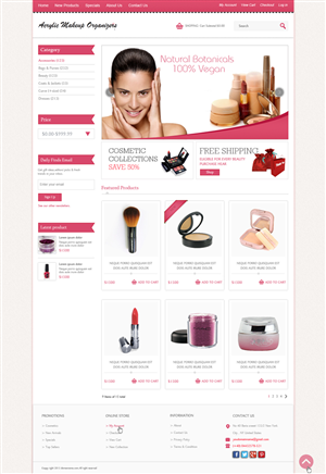 Web-Design von Web n Graphic Group für Acrylic Makeup Organizers | Design: #1944871