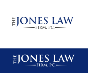 Logo Design by Sarah Graphic for The Jones Law Firm, PC | Design: #7406259
